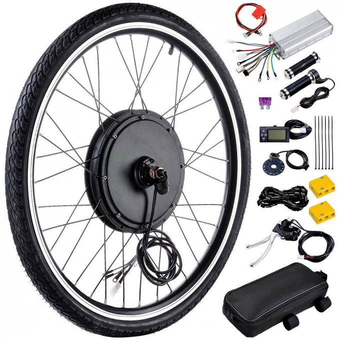 48v/60v/72v 1000w 1500w 2000w electric bicycle direct drive hub motor with 20*4.0 24*4.0 26" *4" fat Tyre wheel 0