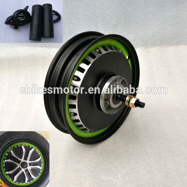 10inch DC electric wheel hub motor in wheel for sale/ fat whole wheel electric bike kits 0