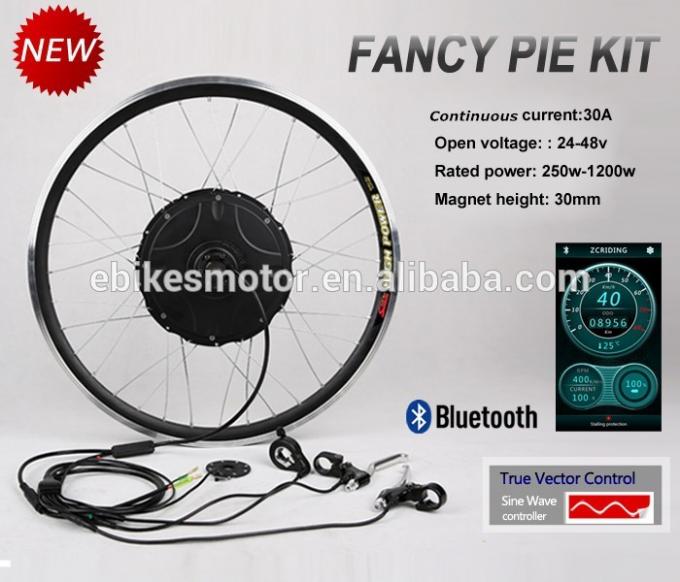 NEW !!! Fancy Pie hub motor electric bike kit 1000w with battery 0