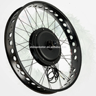 48v/60v/72v 1000w 1500w 2000w electric bicycle direct drive hub motor with 20*4.0 24*4.0 26" *4" fat Tyre wheel