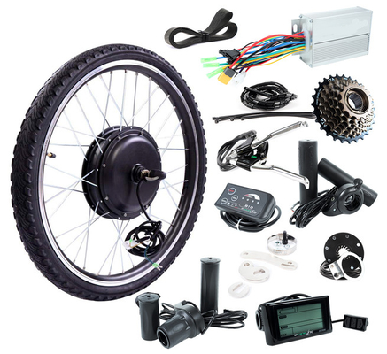 48V Fat Tire Electric Bicycle Conversion Kit - Front Hub Motor with 20&quot;/4&quot;Width Rim