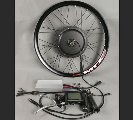 202426" 48V 1500W Ebike Front or  Rear Wheel Electric Bike Bicycle Motor Conversion Kit