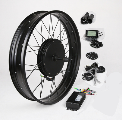 1500w 48v rear wheel bicycle conversion kit with battery