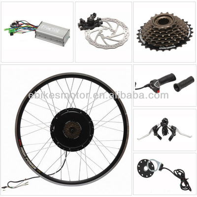 Brushless gearless motor for 48V 1500W thermal engine kit for bicycle
