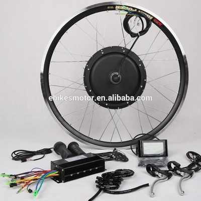 Electric Bicycle Bike Conversion Kit Rear Wheel 48 Volt 1000 Watt with LED display