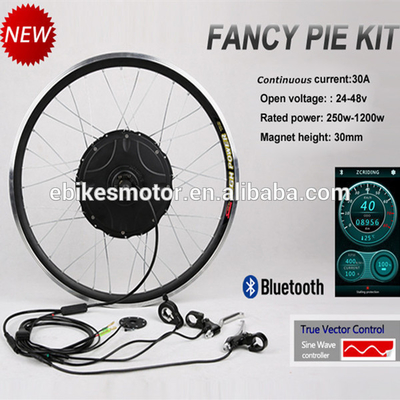 Fancy Magic Pie New Generation 250W/1500W e bike conversion kit with regenerative braking Rim size 20-29&quot; Front Wheel