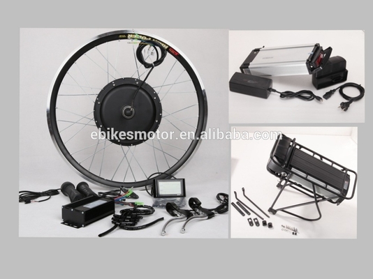 48v 1500w electric bike motor conversion kit with 48v 12ah lithium battery